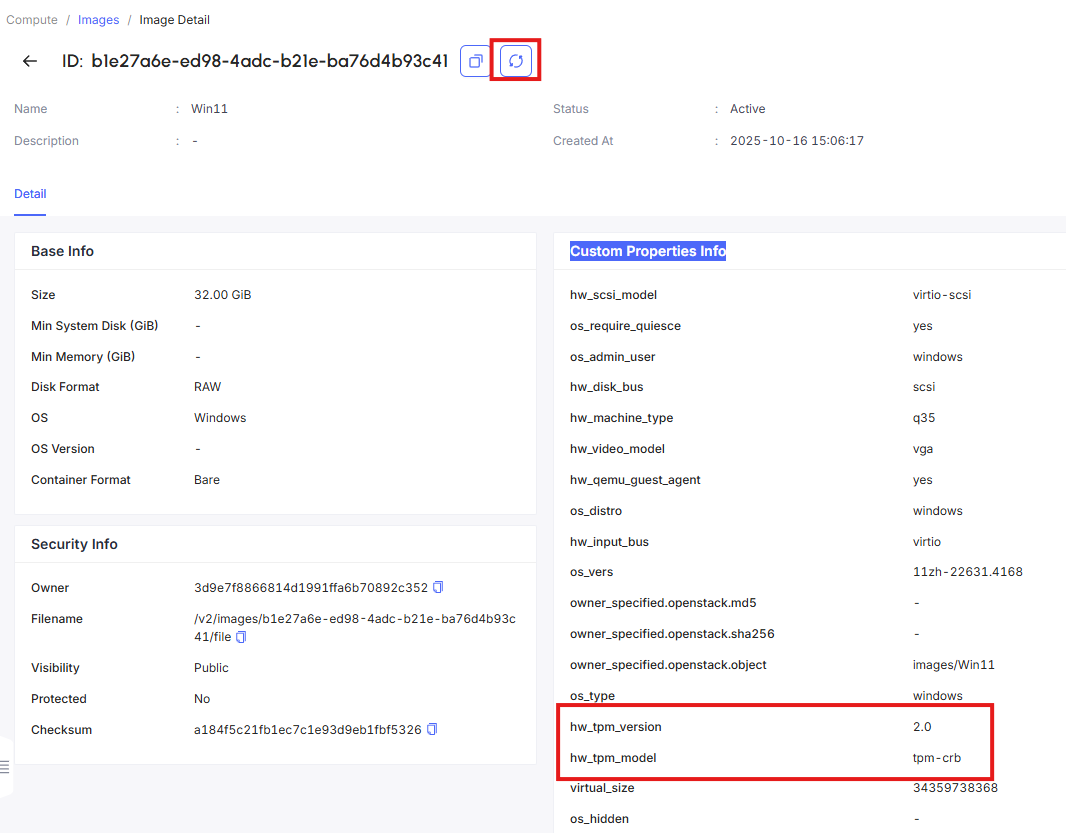 verify virtual machine metadata configuration